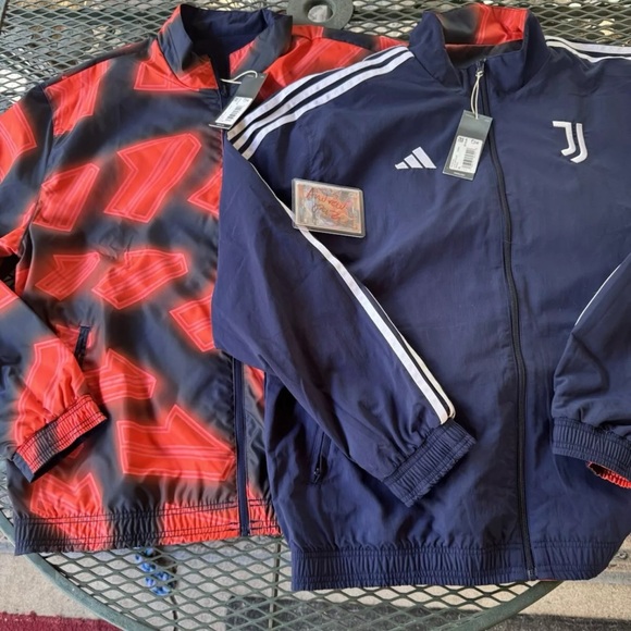 ADIDAS JUVENTUS ANTHEM JACKET 23/24 NWT REVERSIBLE Aeroready Size XL - Picture 9 of 9